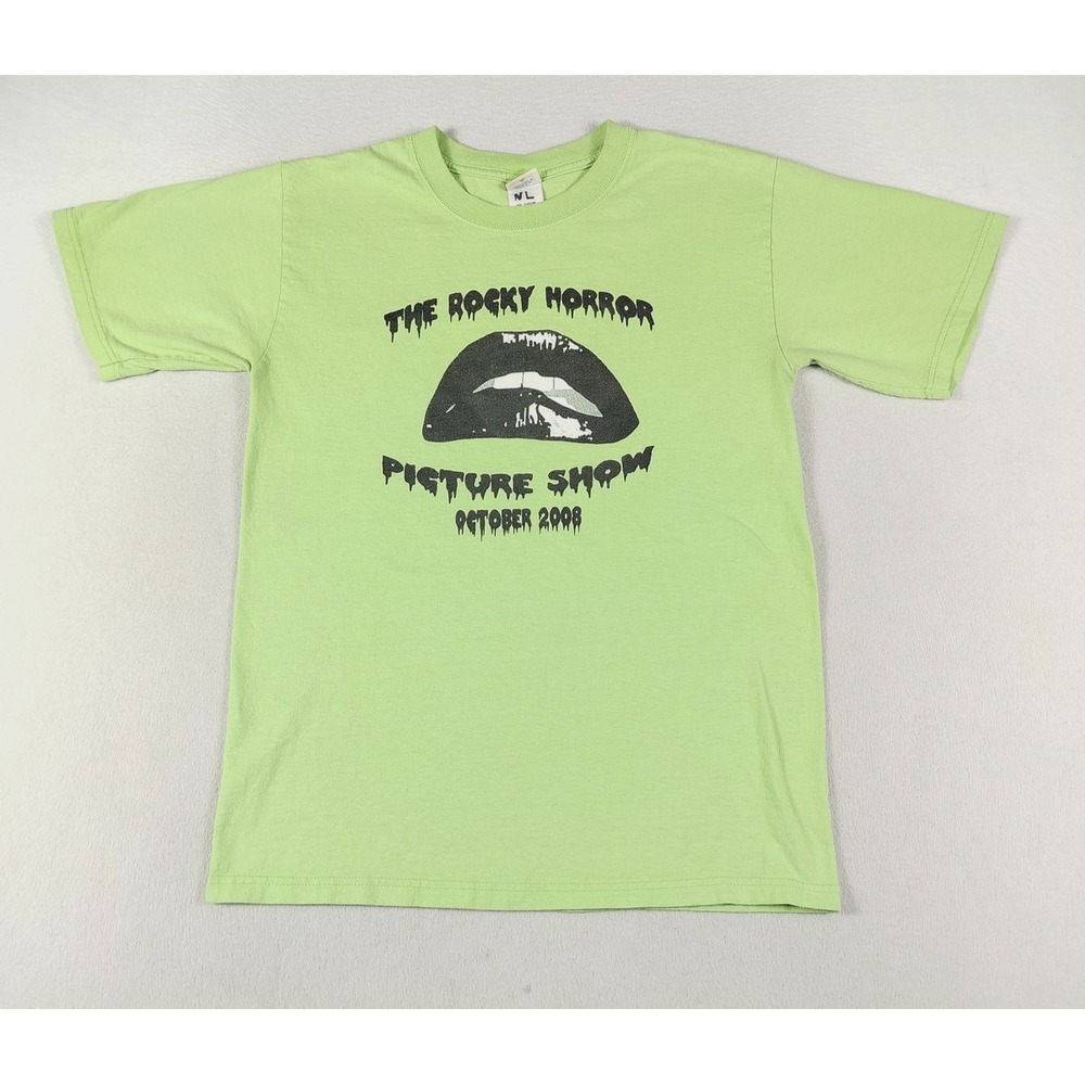 Anvil Shirt Mens Medium Green Graphic Tee Halloween Rocky Horror Picture Show‎